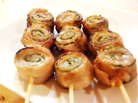 ピンチョス 焼き鳥（豚アスパラ巻き）